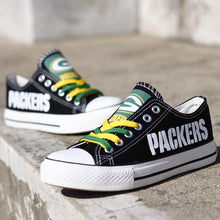 Load image into Gallery viewer, Green Bay Packers Women's Shoes Low Top Canvas Shoes