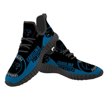 Load image into Gallery viewer, Carolina Panthers Sneakers Big Logo Yeezy Shoes
