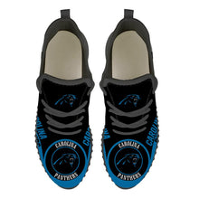 Load image into Gallery viewer, Carolina Panthers Sneakers Big Logo Yeezy Shoes
