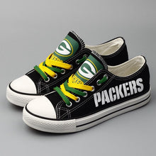 Load image into Gallery viewer, Green Bay Packers Women's Shoes Low Top Canvas Shoes
