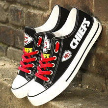 Load image into Gallery viewer, Kansas City Chiefs Women's Shoes Low Top Canvas Shoes
