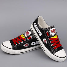 Load image into Gallery viewer, Kansas City Chiefs Women's Shoes Low Top Canvas Shoes
