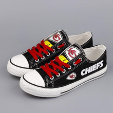 Load image into Gallery viewer, Kansas City Chiefs Women's Shoes Low Top Canvas Shoes
