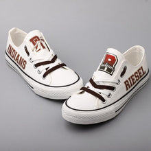 Load image into Gallery viewer, Novelty Design Canvas Shoes Printed Custom Logo Riesel Indians
