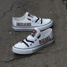 Load image into Gallery viewer, Novelty Design Canvas Shoes Printed Custom Logo Riesel Indians
