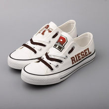 Load image into Gallery viewer, Novelty Design Canvas Shoes Printed Custom Logo Riesel Indians
