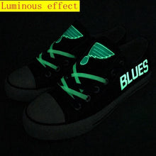 Load image into Gallery viewer, Cheap Price St Louis Blues Shoes For Sale Letter Glow In The Dark Shoes Laces
